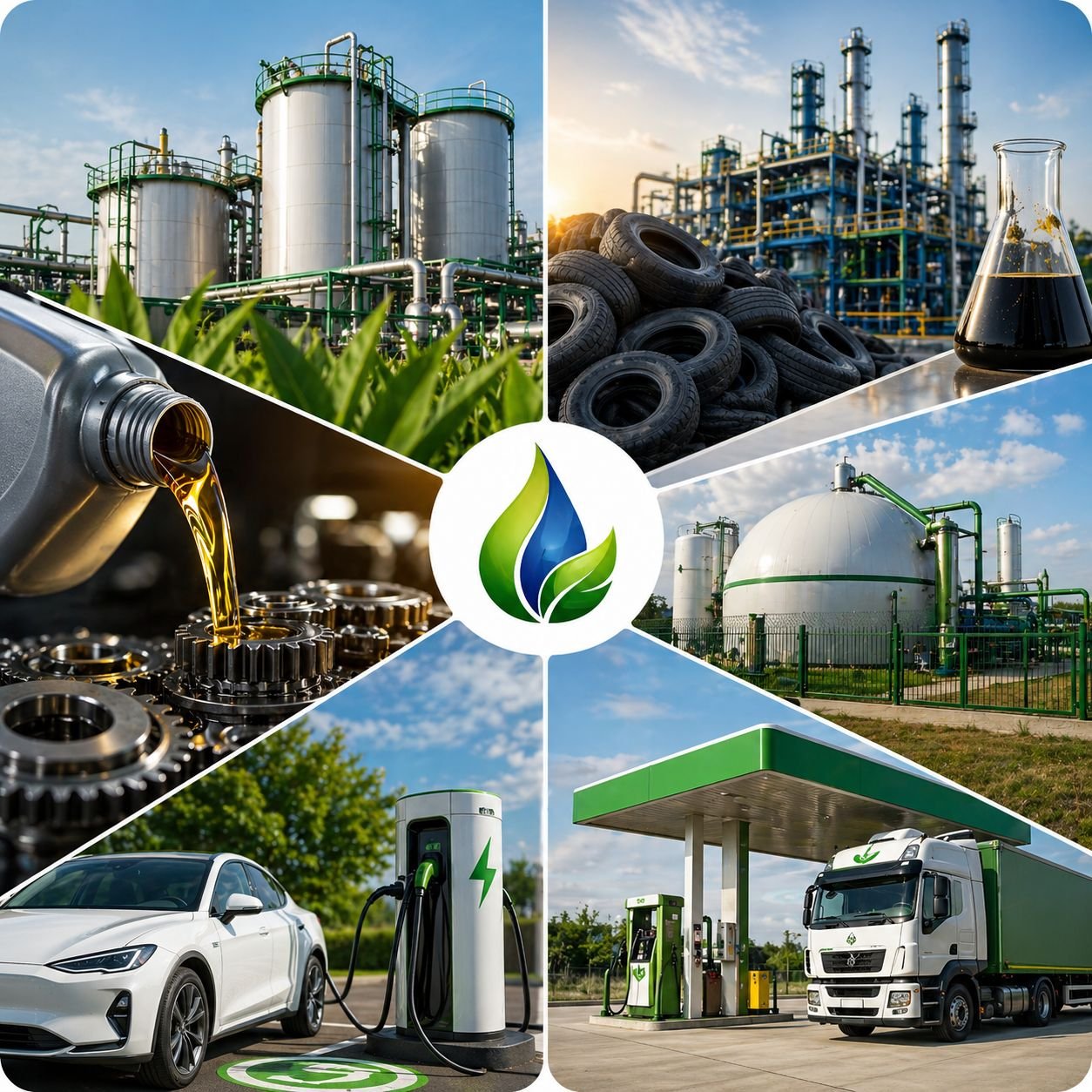 Industrial refinery and fuel infrastructure